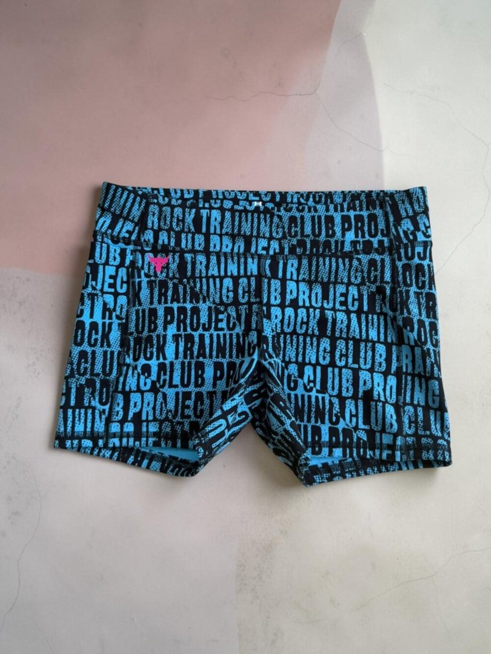 UNDER ARMOUR Girls The Rock Bull Active Shorts Size Youth XL